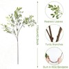 Artificial Greenery Stems, 3pcs 43.3" Green Nandina Faux Branches for