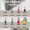 Ferrule Crimping Tool Kit - with 1200PCS Wire Ferrules -