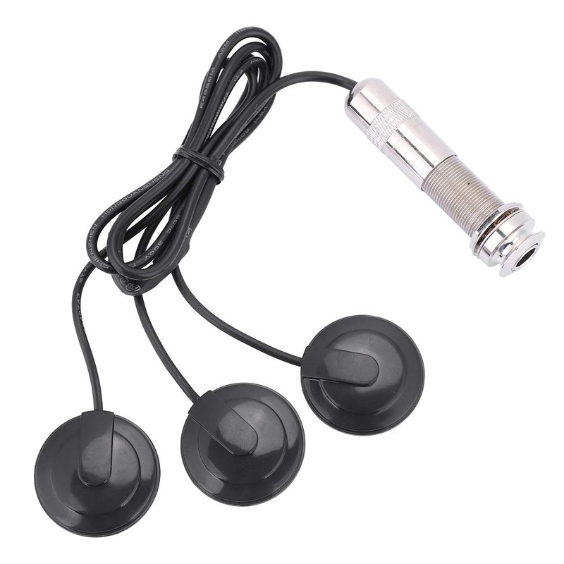 Mxtech Guitar Pickup Piezo Converter with 3 Converters Pickup Piezo