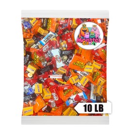 Chocolate Party Favor Candy Mix - 10 lb Stuffers Candy Bulk - Goodie Bag Stuffers for Kids Party Favors - Chocolate Candy Variety Pack Bulk - Bulk Candy Individually Wrapped Candies