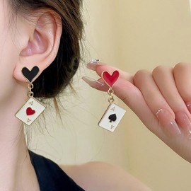 Accesorios de disfraz de reina, gargantilla negra con dije de corazón, collar de sangre de vampiro de Halloween, joyería gótica, Zinc, Sin piedra preciosa