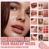 5-Layer Foldable Makeup Palette Book| 67 Pro Shades Contour, Blush,