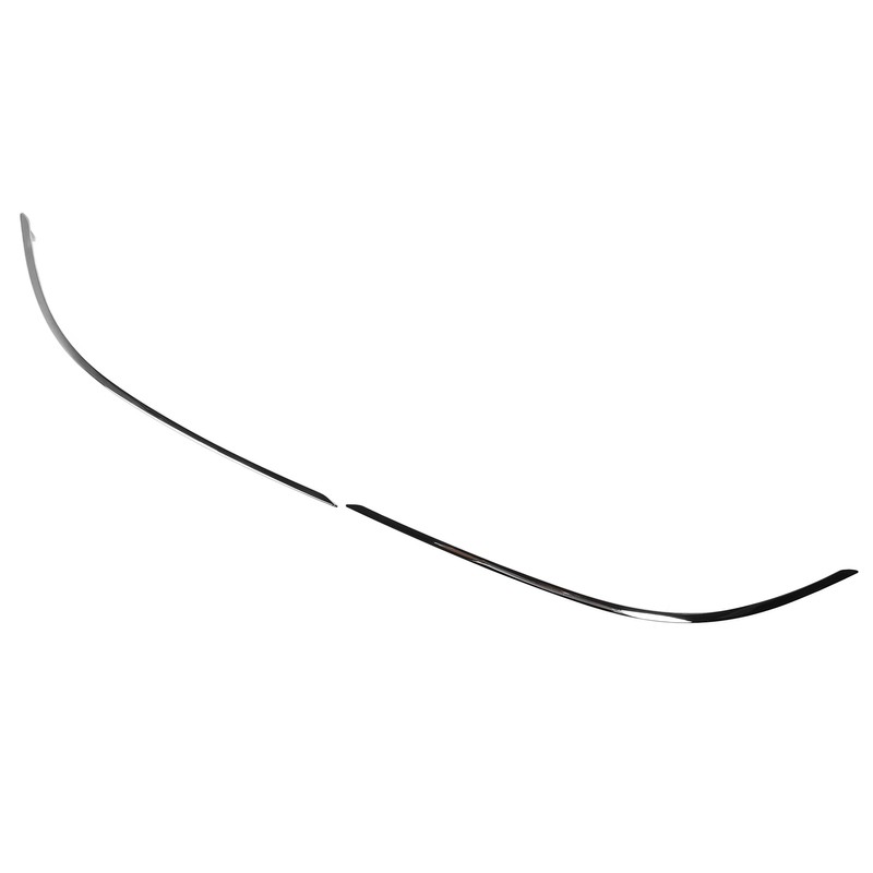 2pcs Front Bumper Lower Chrome Molding Trim Replacement For Benz