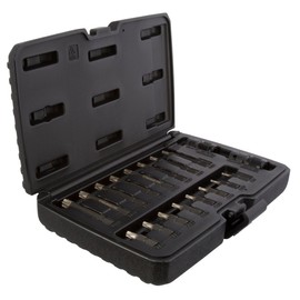 STEELMAN PRO 78764 18-Piece Tamper Proof Star Bit Set with Diamond Tips