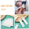 Healvian 150pcs Universal Thermometer Covers Disposable Safe Paper Sleeves for