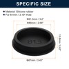 sourcing map 1 Pcs Black Plug Holes, Waterproof Rubber Button