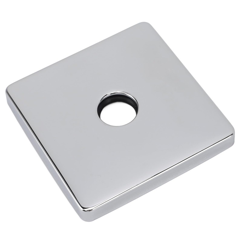 Shower Arm Flange, Rustproof Uiniversal 3.5 Inch Decorative Square Shower