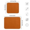 xigua dish drying mat Plain Rust Orange Solid Color drying