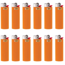 BIC Classic Lighter, Orange, 12-Pack (Packaging May Vary)