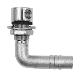 ZONADAH Universal Boat Fuel Vent 316 Stainless Steel Fuel Gas Tank Vent Hardware Stainless Steel Hardware Fittings with Gasket Flush Mount