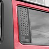 Aluminum Alloy Car Rear Door Window Decals Glass Cover Trim