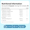 Magnesium Glycinate 4-in-1 Complex - 400mg Elemental Magnesium - 180