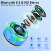 Bluetooth Shower Speaker, Portable Bluetooth Speakers IP7 Waterproof with Suction