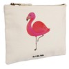 Mr. & Mrs. Panda M Flamingo Classic Make-Up Bag, White,