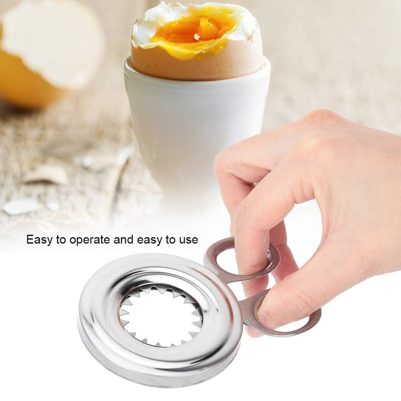 Stainless Steel Egg Cutter, Egg Scraper, Boiled Egg Shells, Peeling