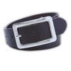 INVIDA Joyce Women's Genuine Leather Belt in Black with Large