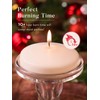 Ashlux White Floating Candles 3 inch, 24 Pack Floating Candles