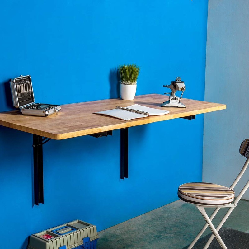 Wallmaster Wall Mounted Folding Workbench Heavy Duty Fold Down Table