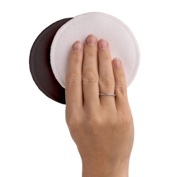 Carriwell 16 x Washable Organic Cotton Nursing Pads - Reusable,