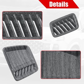SuLokiy Wood Grain Pattern Front Side AC Air Vent Outlet Frame Trim Cover Compatible with for Hyundai Santa FE 2024-2025