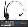 CSL - Headset kabellos mit Ladestation - Bluetooth PC Headset