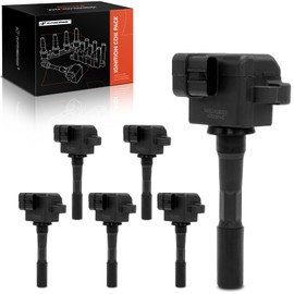 A-Premium Engine Ignition Coil Pack Compatible with Acura TL 1996-1998, RL 1996-2004, NSX 1995-2005, 3.0L 3.2L 3.5L, 6-PC Set, Replace# 30520PR7A32, 30520PR7A33