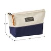L.L.Bean Boat and Tote Zip Pouch, BLUE