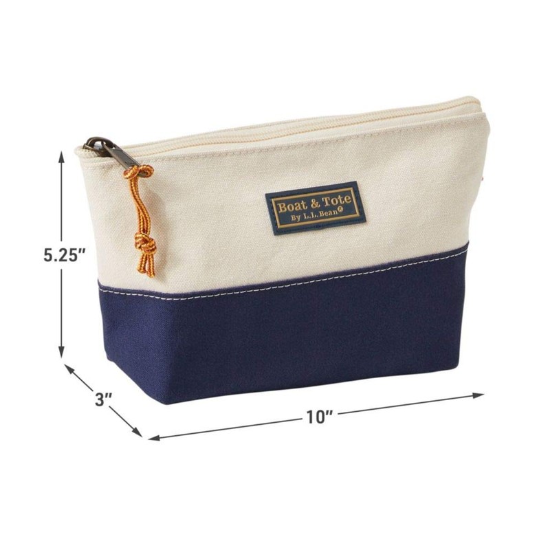 L.L.Bean Boat and Tote Zip Pouch, BLUE