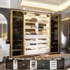 Aheaplus 21.3" Closet System with 4 Drawers, Wood Closet Organizer