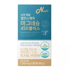 Product Detail Description Reference [고함량 450mg 마그네슘 3개월 분] 산화마그네슘 식약청 인정 90정 1개 [High-Dose 450mg Magnesium 3-Month Supply] Magnesium Oxide Approved by the Ministry of Food and Drug Safety 90 Tablets 1 Pack [90 tablets × 1 piece]