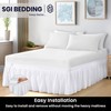 SGI bedding 16 Inch Drop Bed Skirt Queen Size Elegant