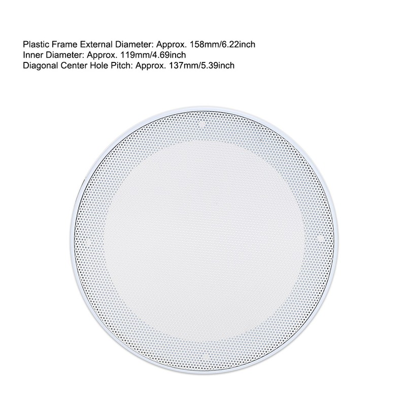 2PCS 5inch Mesh Protective Cover Sound Cover Speaker Loudspeaker Cover