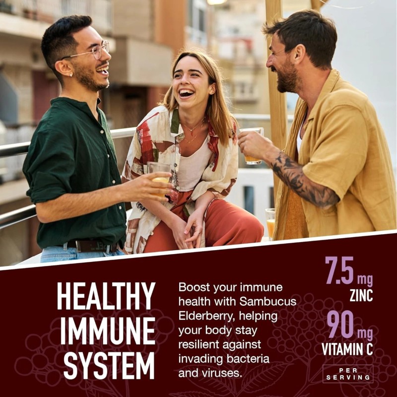 YUM-V'S Strong Earth by YumV's Immune Shield with Sambucus Elderberry