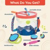 B. toys – Musical Drum – 7 Instruments Toy Drum