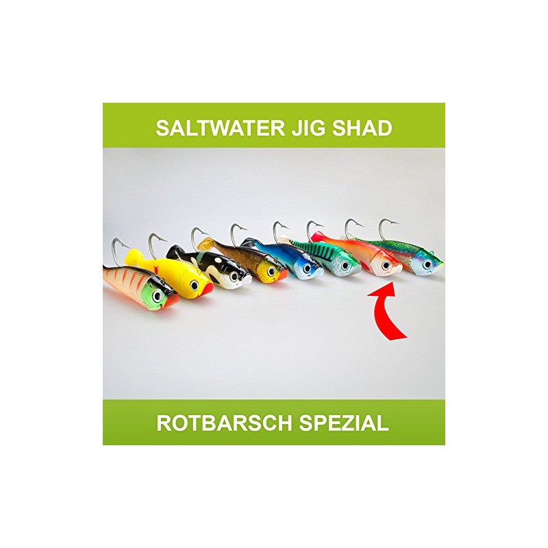 Team Deep Sea Saltwater Jig Shad, 24.0 cm, 400 g,