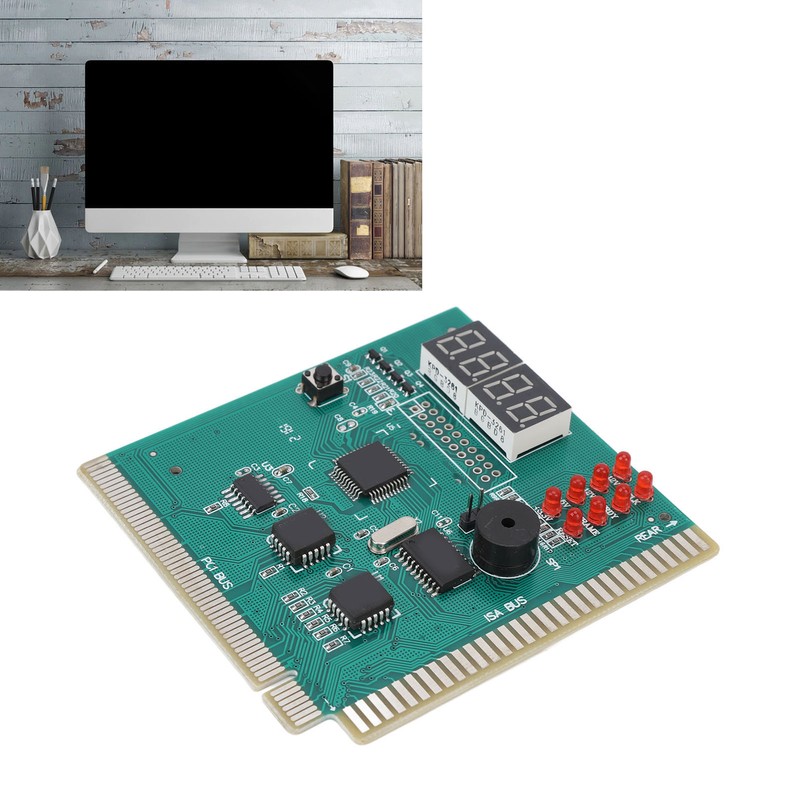 PC Diagnostic Card 4 Digit Standard PCI ISA Port Dual