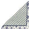 Yobundo Reversible Gauze Handkerchief, Small Flowers and Straw Hat