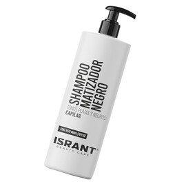 Shampoo Matizador Negro para Cabellos Oscuros | Intensifica Color Negro - Elimina Tonos Rojizos | Completa Neceser de Viaje - Baño Accesorios | Cuidado del Cabello Teñido 480ml