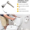 Toilet Flush Handle,Toilet Cistern Lever Flush Handle,Alloy Toilet Cistern Lever