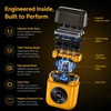 Electric Foil Shaver for Men Face Grooming Razor Beard Trimmer(Yellow)