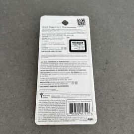 Safety 1st Quick Read 2-in-1 Thermometer Underarm or Oral 8 Second Readings NEW