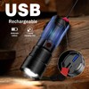 Civikyle Flashlights High Lumens Rechargeable Zoomable 20W 1300LM LED Handheld