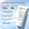 Weud Bloqueador Solar Invisible Fit Sun Cream Spf50 50ml 2pc