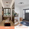 Sky angle LED Ceiling Light Flush-Mounted Chandelier Ceiling Light Black