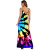 Plus Size Maxi Dresses Sundress for Women Loose Rainbow Printed