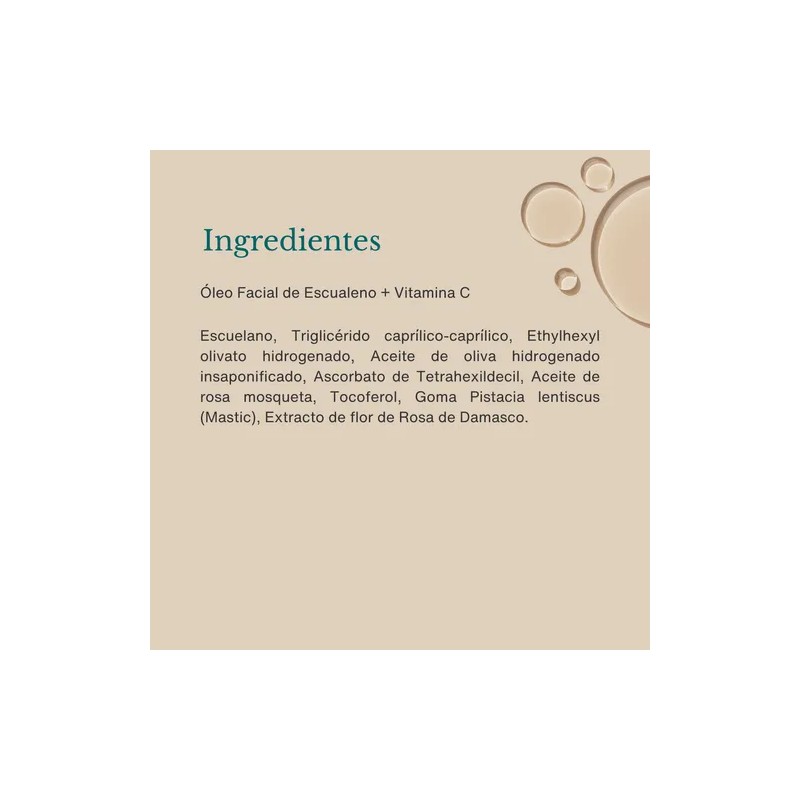 2 Aceites Faciales Rosas, Escualeno + Vitamina C Derma Pro