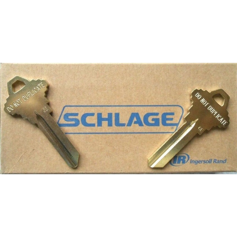 Schlage (1) CE DO NOT DUPLICATE Schlage 35-131 468 Key