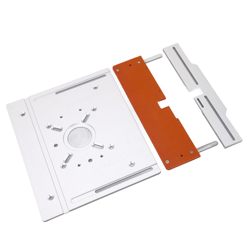 Router Table Insert Plate Aluminum Alloy Wood Milling Flip Board
