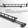 Heavy Duty Extendable Pull Out Closet Rod - Sliding Wardrobe