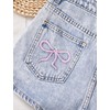 oyyniis Jean Shorts for Teen Girls Ripped Raw Hem High